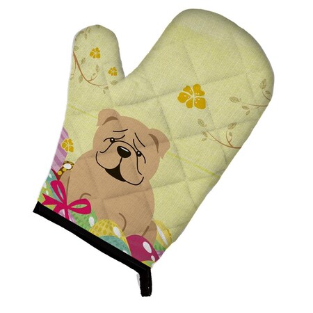 Carolines Treasures Easter Eggs English Bulldog Fawn Oven Mitt BB6124OVMT